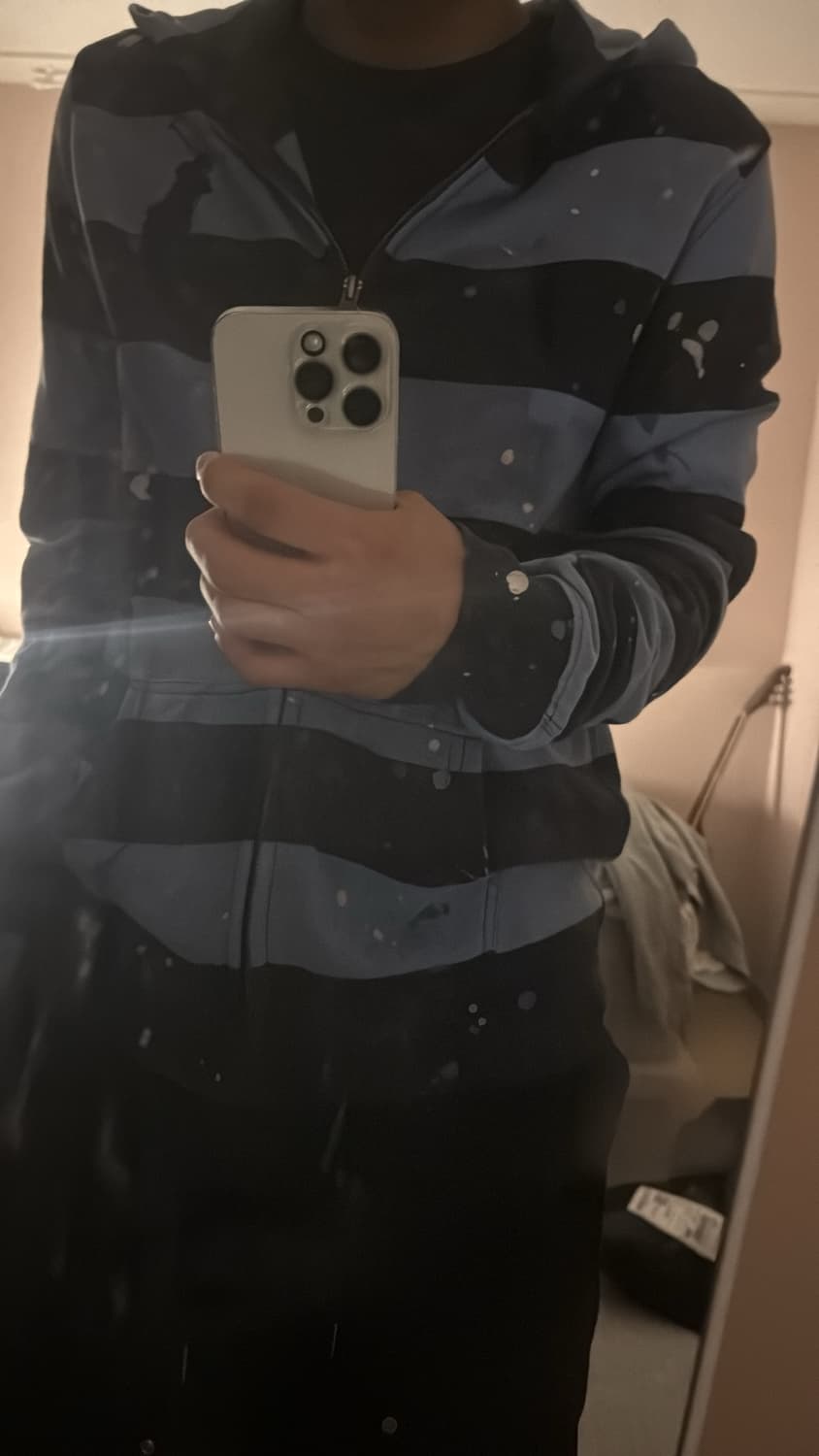 폴로 빅포니 스트라이프 페인트 포인트 후드직업 상품이미지4