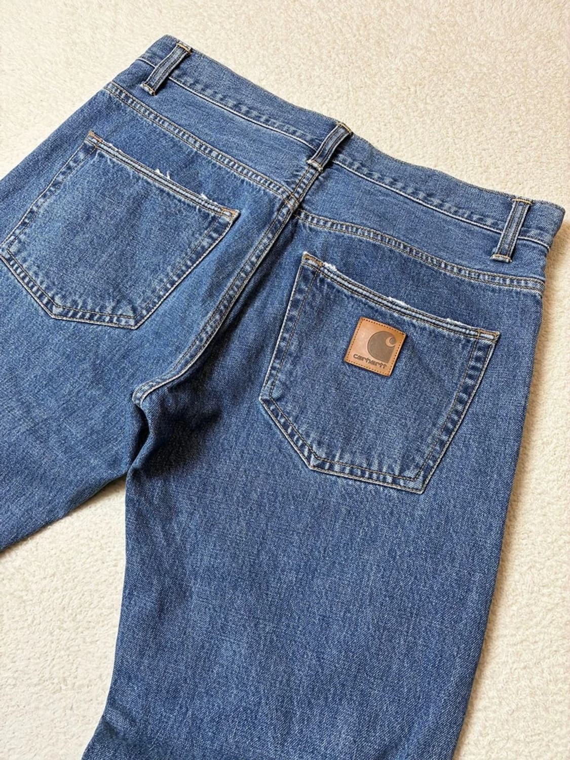 칼하트 WIP Klondike 8.5 oz 스트레이 데님팬츠 PN6636 상품이미지6