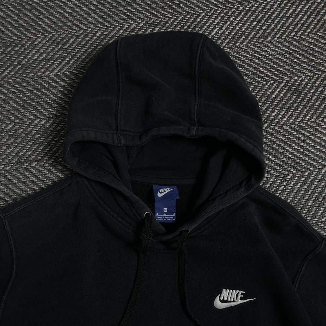 나이키 스우시로고 후드 티셔츠 블랙o 4784 상품이미지4