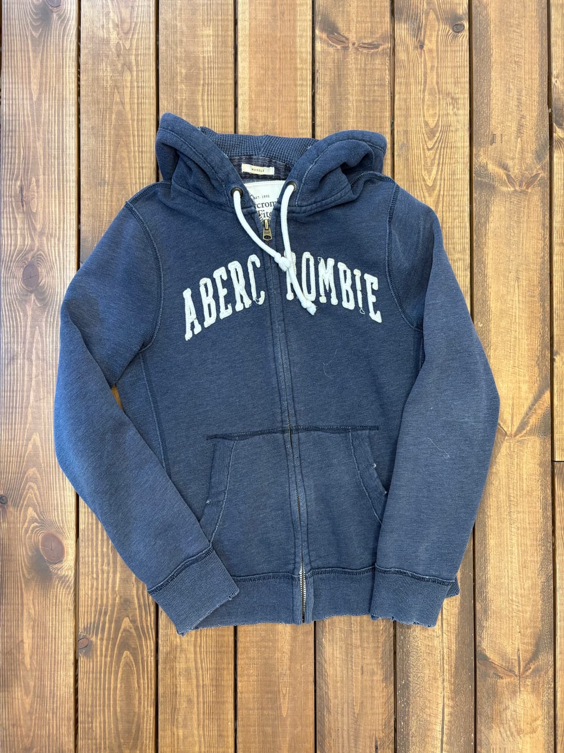 아베크롬비 블루 후드집업 상품이미지4