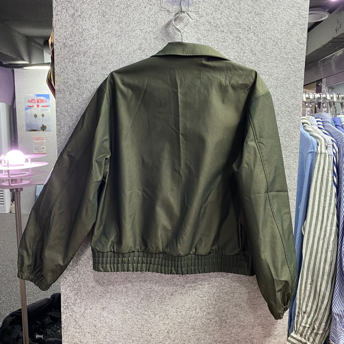 세터 스몰로고 투웨이 카키 자켓 B4487 상품이미지4