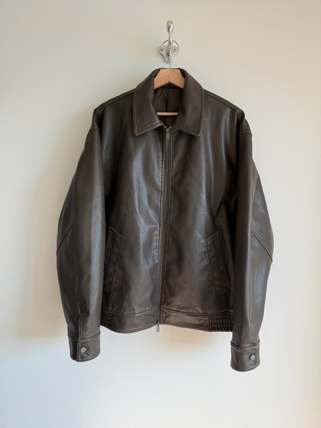 [XXL]Pre owned 에코레더 자켓 상품이미지1