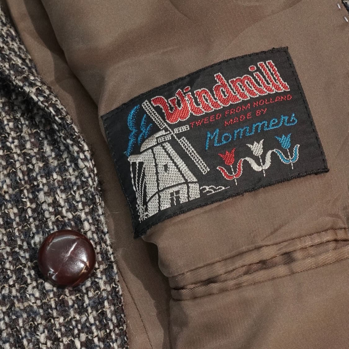 1990s 피에르가르뎅 윈드밀 네덜란드 트위드 자켓 상품이미지6