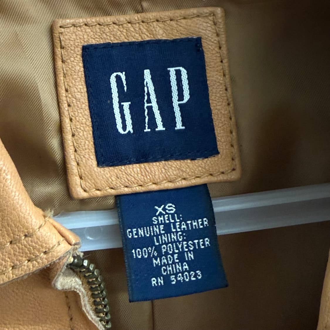갭(GAP) 90S 천연 소가죽 자켓 (XS) 상품이미지2