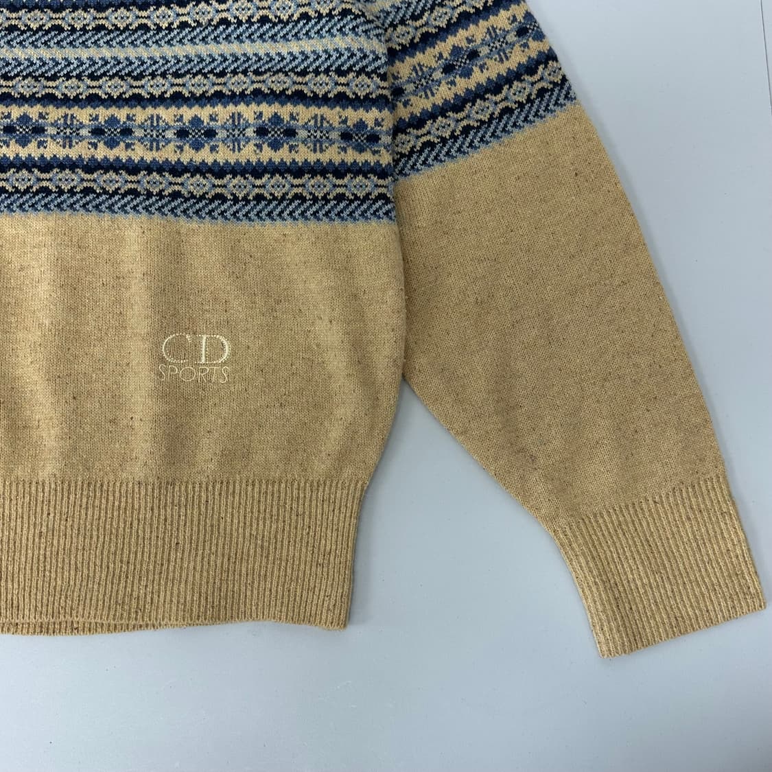 디올 패턴 디자인 아카이브 로고 니트 상품이미지4