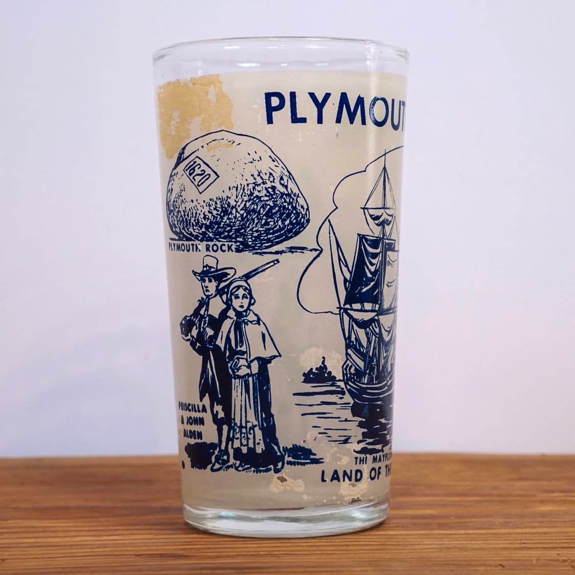 빈티지 소품 State Souvenir 유리컵 상품이미지1