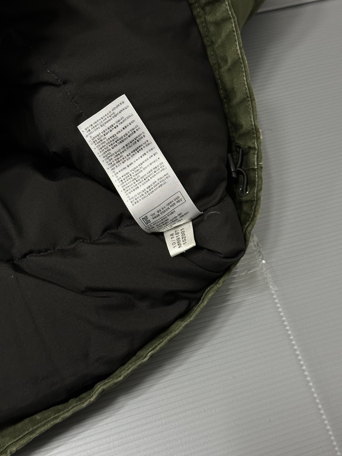 아디다스 밀리터리 덕다운 패딩 야상 카키 95 상품이미지6