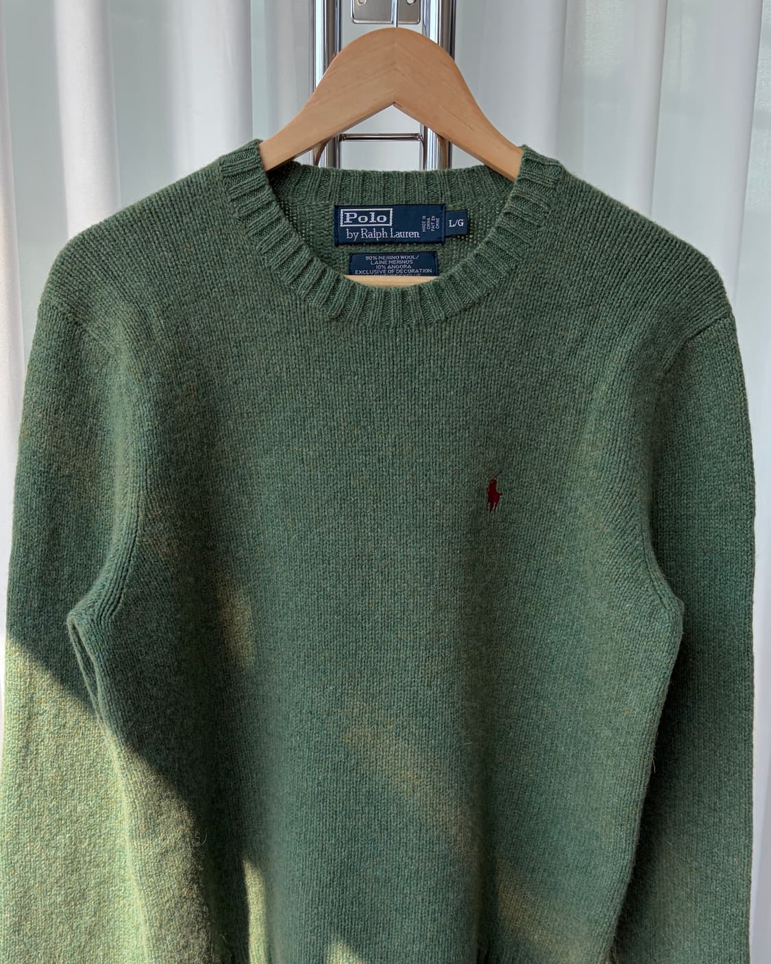 [M]폴로 랄프로렌 메리노울 앙고라 혼방 니트 상품이미지4