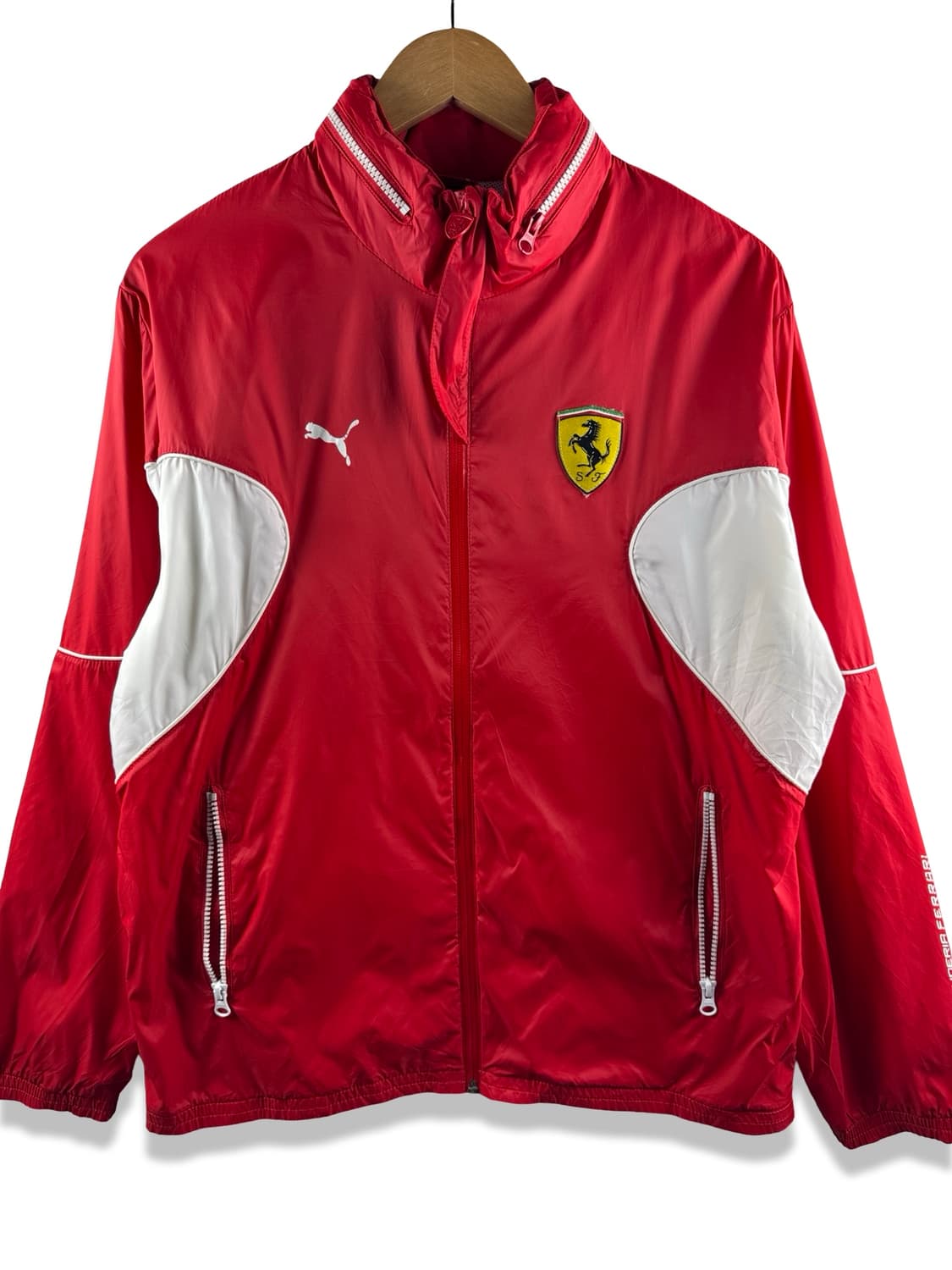 페라리X퓨마 레이싱 레드 바람막이2626 상품이미지1