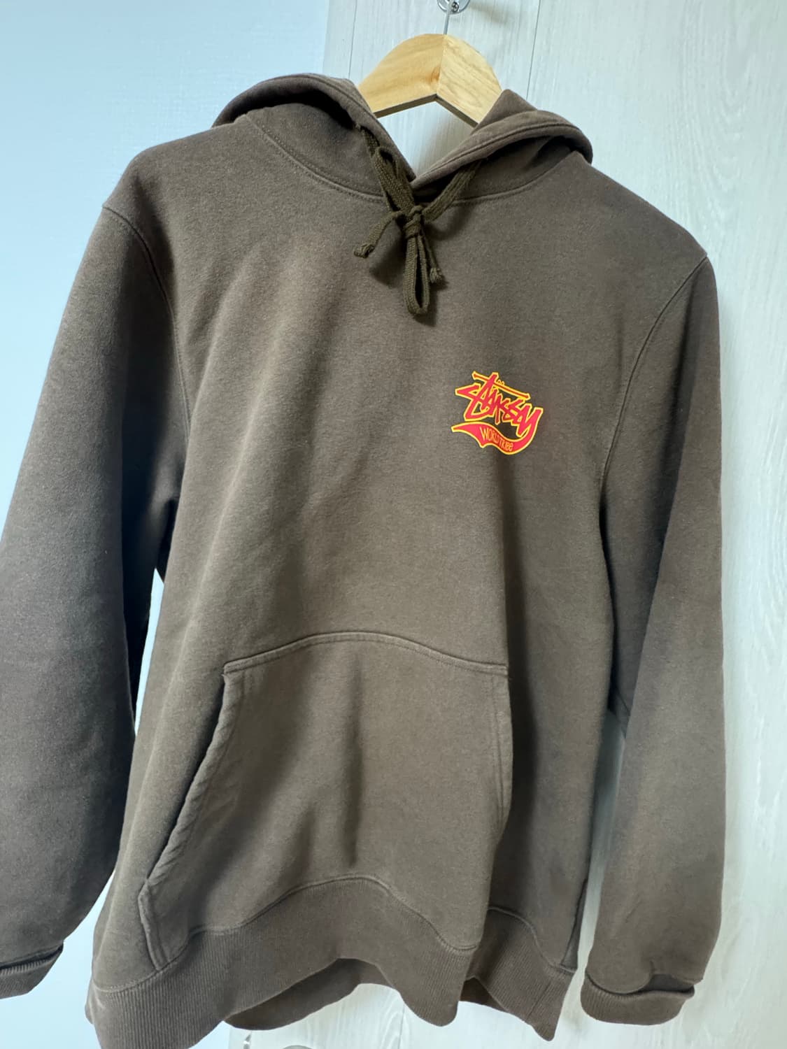 스투시 슬러거 후드 브라운m사이즈 판매합니다 해 상품이미지2