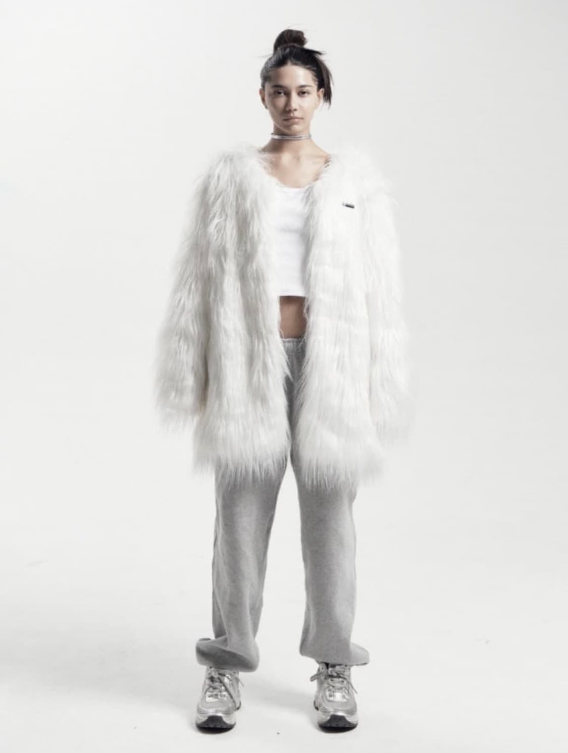 오도어 화이트 퍼자켓 상품이미지1