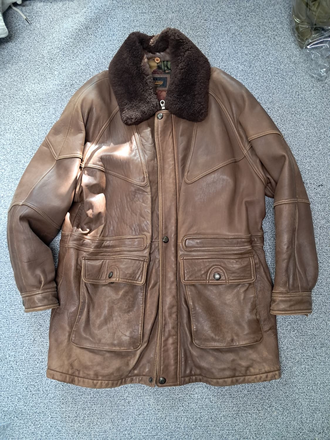 빈티지 양가죽  자켓 상품이미지1