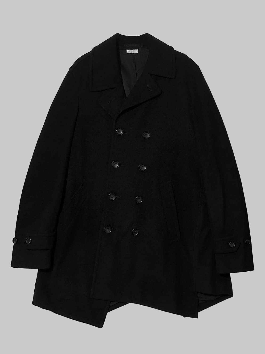 꼼데가르송 옴므 플러스 18aw 사선 피코트 상품이미지1