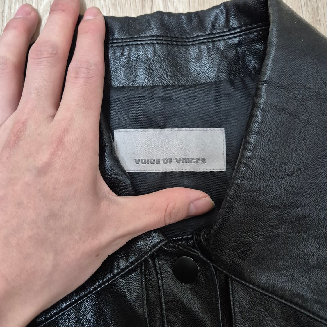 보이스 오브 보이스 여성 싱글 가죽자켓 (55) 상품이미지4