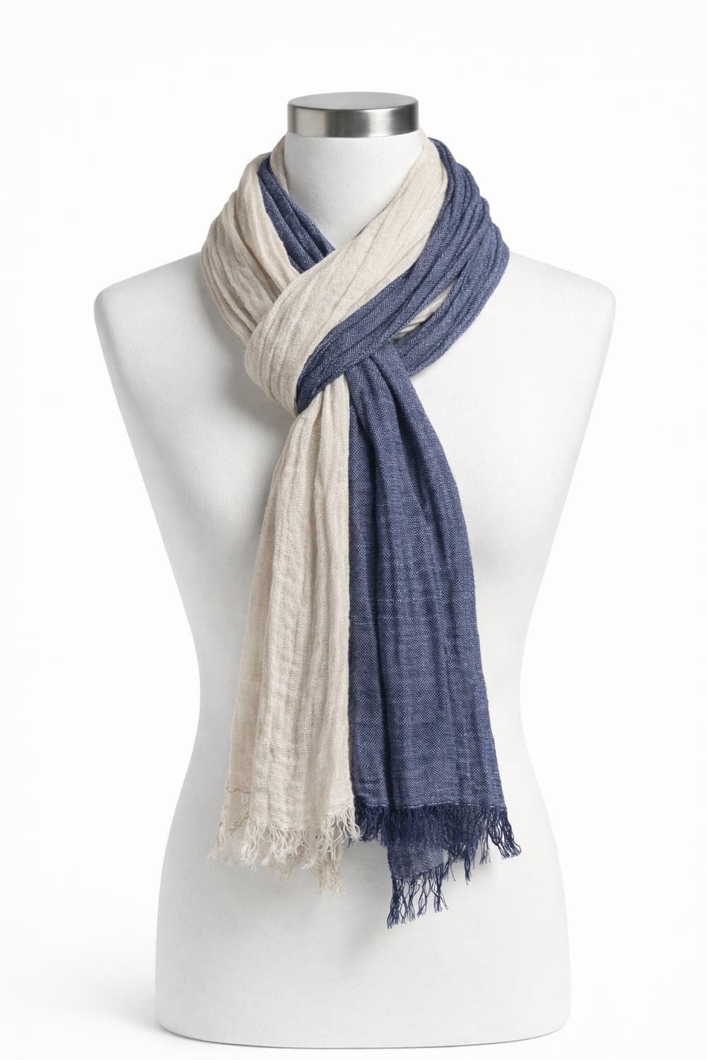 투톤 빈티지 주름 머플러 (새상품) 상품이미지6