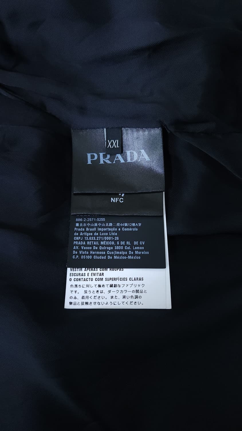 [XXL] 프라다 벨벳 블루종 자켓 블랙(SGB999) 상품이미지6