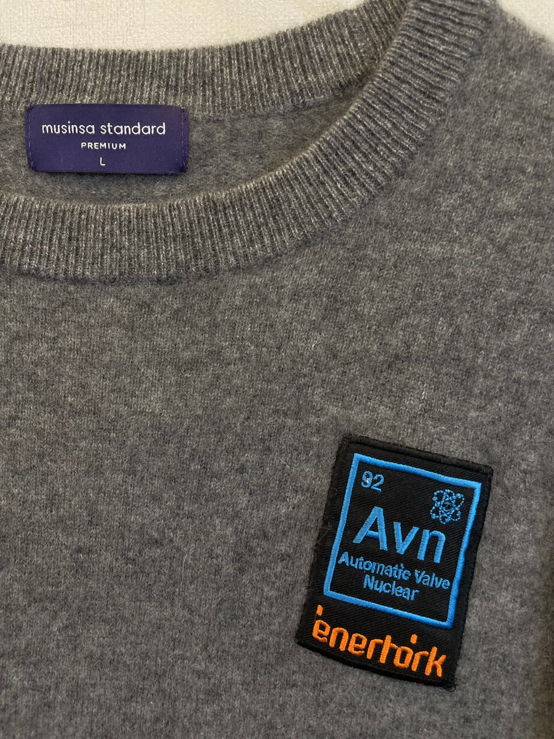 무신사 프리미엄 캐시미어니트:) 캐시미어100 니트 상품이미지2