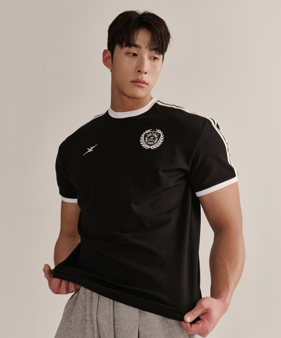 ninez 나인제트 머슬핏 반팔티 헬스 짐웨어 상품이미지3