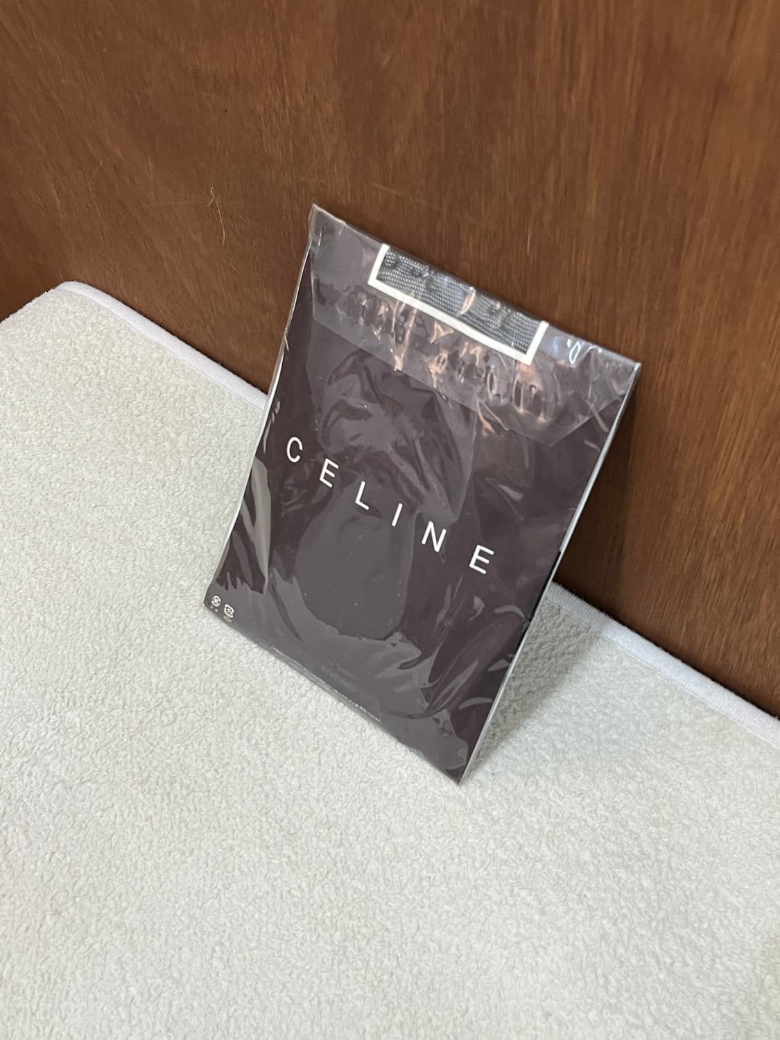 (Deadstock)Celine 셀린느 트리오페 로고 스타킹 블랙 상품이미지5