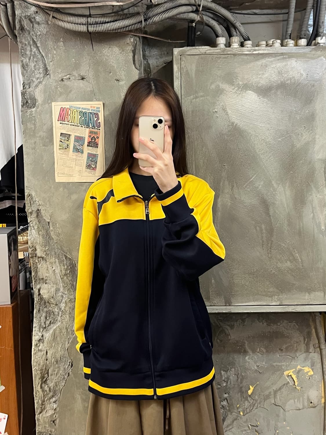 퓨마 배색 져지 XL 네이비 #csz875 상품이미지2