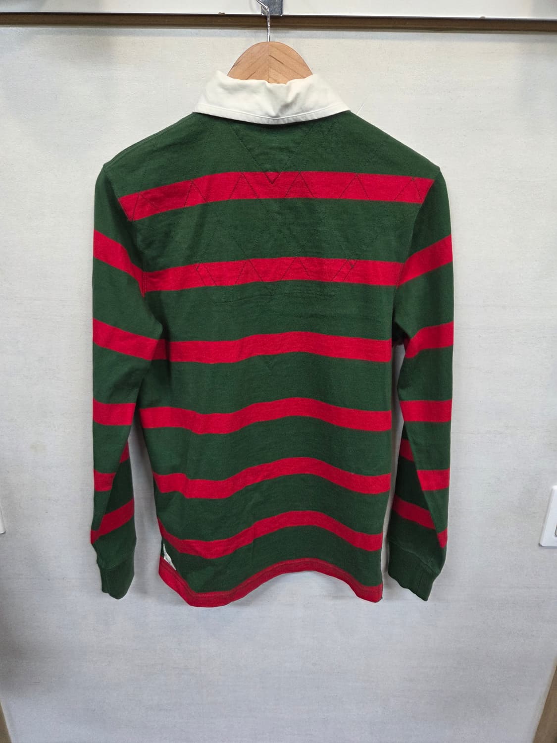 타미힐피거 빈티지핏 럭비 카라긴팔 s 상품이미지2