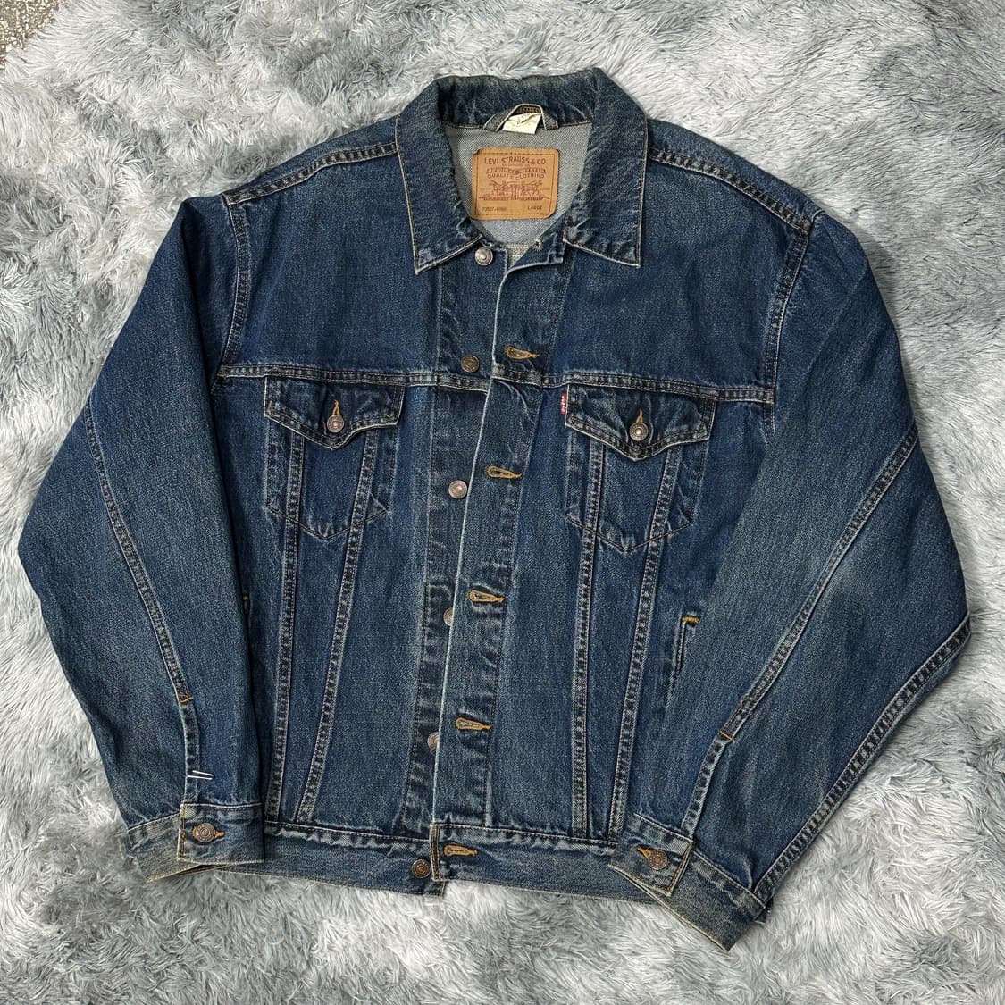 리바이스 멕시코 빈티지 트러커 청자켓 L 상품이미지2