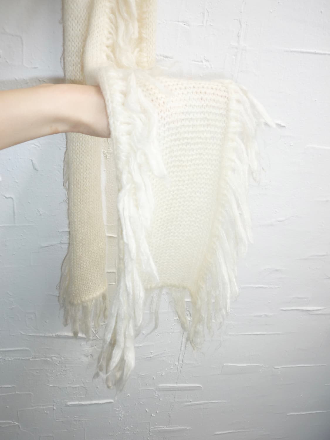 ivory knit muffler 상품이미지5
