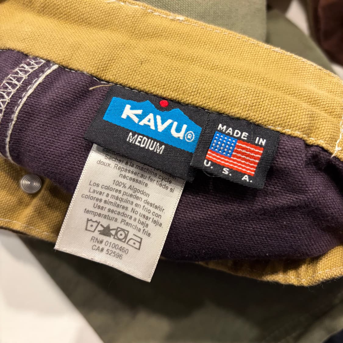 [M] KAVU 카부 배럴 팬츠 브라운/카키 C55 상품이미지8