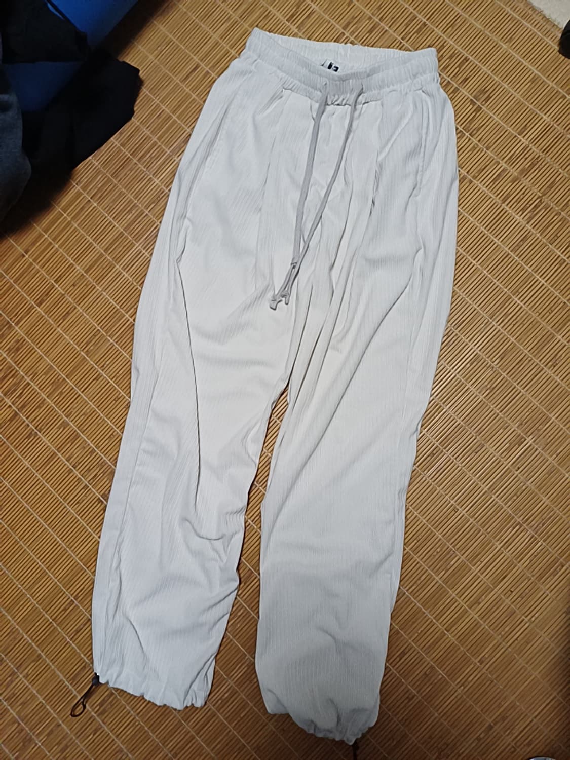 클라코 코듀로이 크림색 와이드 팬츠 상품이미지3