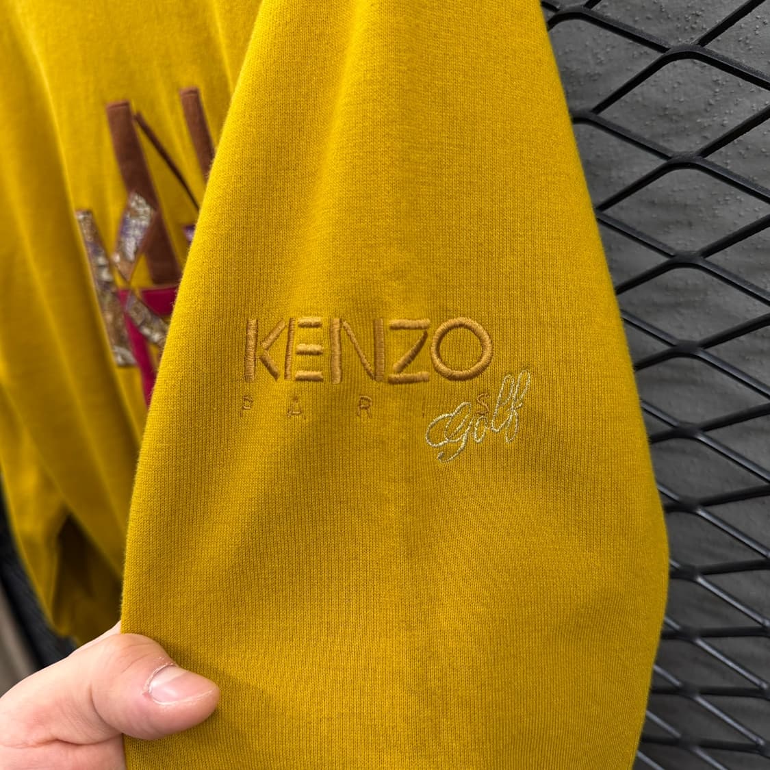 KENZO 겐조 빅로고 스웨트셔츠 레트로 오리엔탈 플라워 로고 디테일 상품이미지8