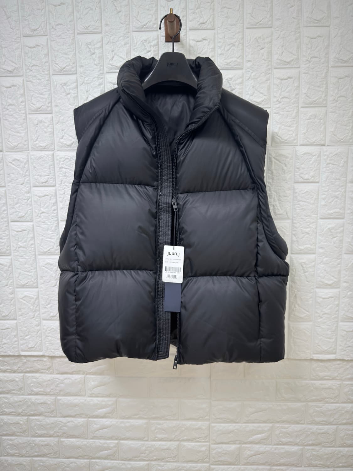 (25FW새상품)준지 립스탑 슬리브 디테처블 숏 다운 점퍼(46) 상품이미지3