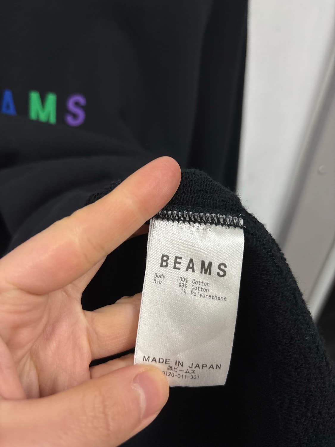 BEAMS 빔즈 로고 맨투맨 상품이미지5