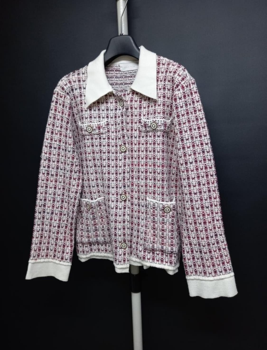 발렌시아 춘추동 트위드 가디건자켓 55.66 상품이미지3