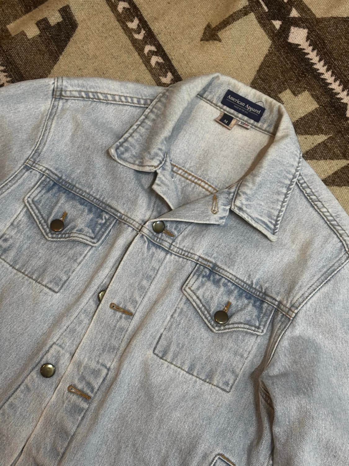아메리칸 어패럴 데님 자켓 상품이미지3