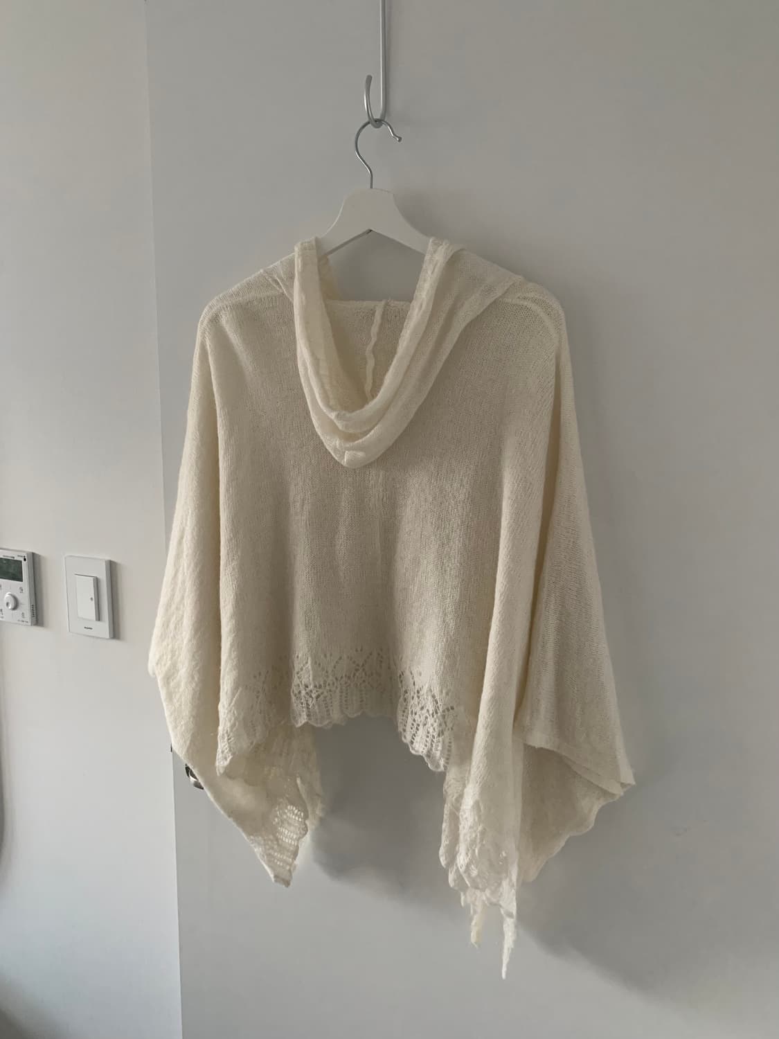 화이트 니트 케이프 상품이미지6