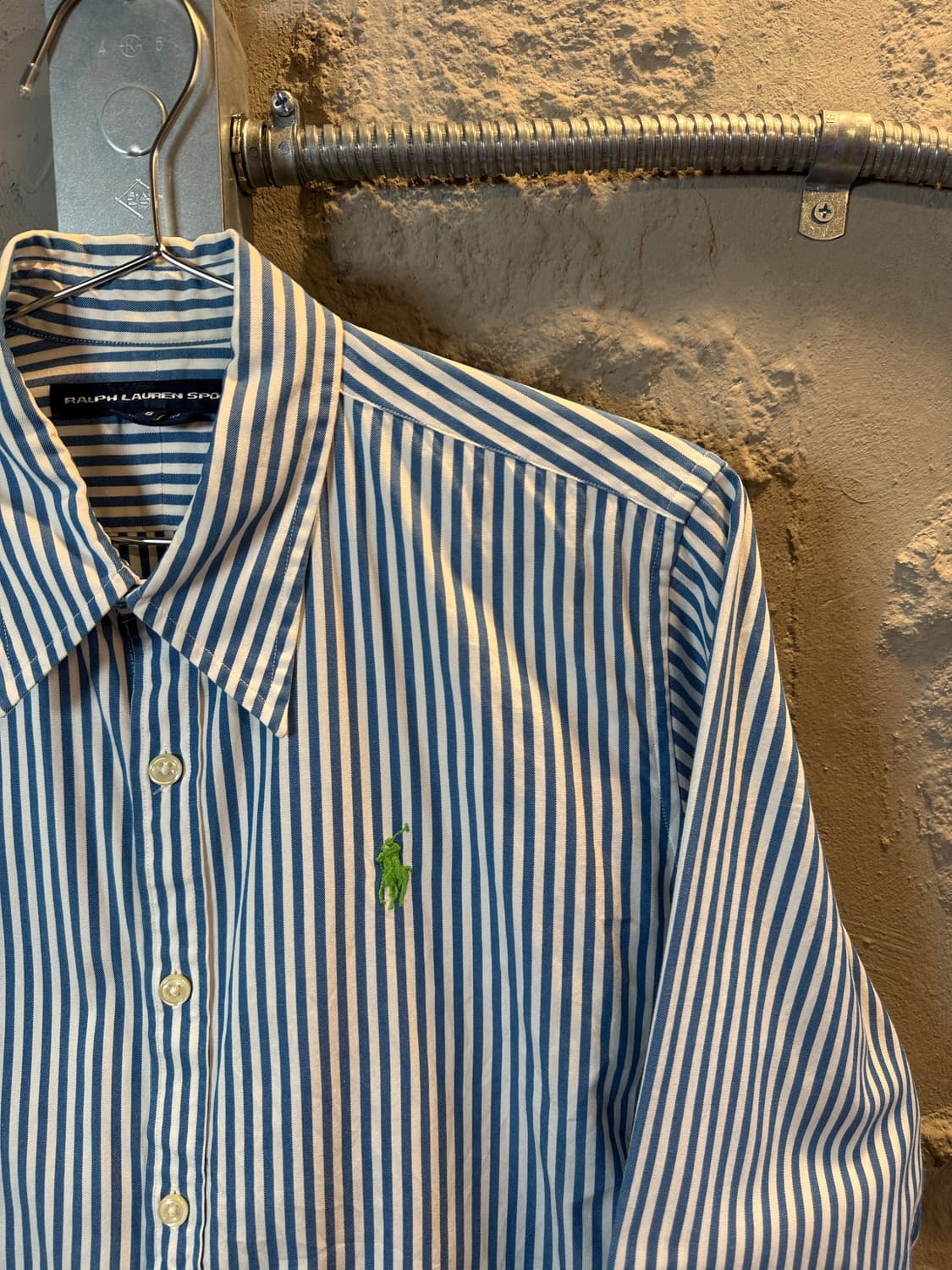 폴로 랄프로렌 스포츠 스트라이프 셔츠 블루 6 상품이미지3