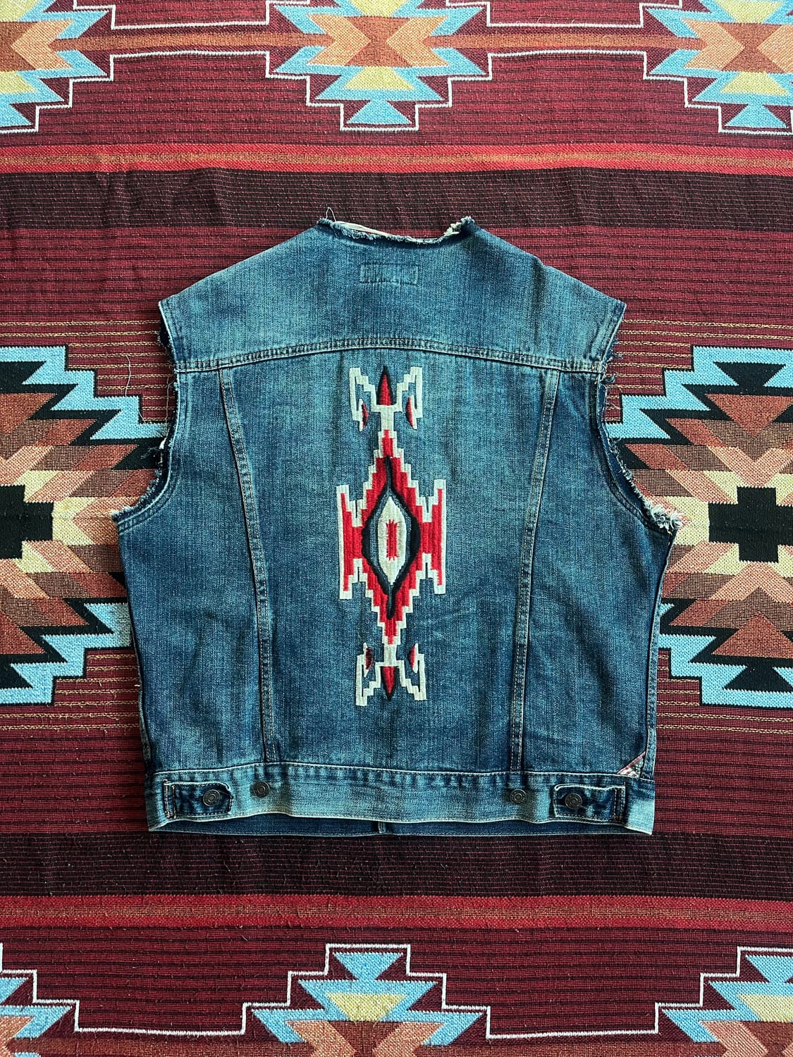 데님엔서플라이 치마요 데님 베스트 자켓 Denim & Supply 상품이미지1