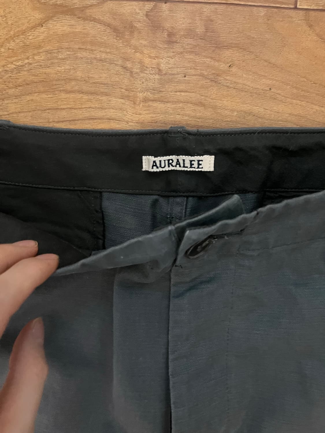 오라리 팬츠 차콜그레이 상품이미지3