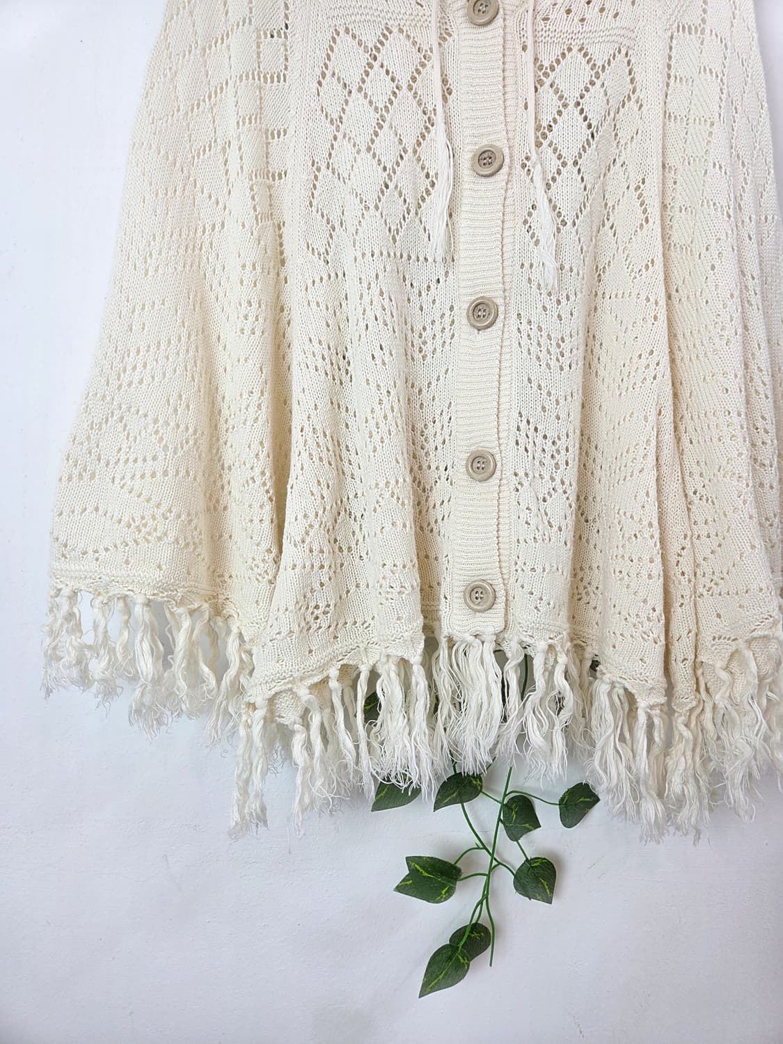 후드 케이프 가디건 상품이미지3