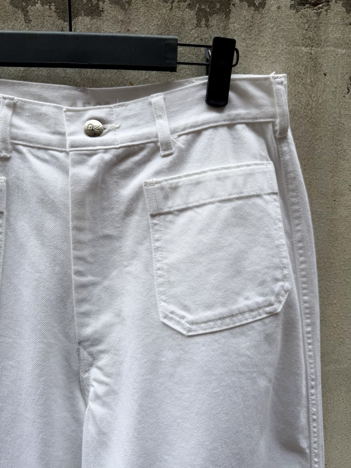 45RPM Japan White Denim Wide Pants 상품이미지2