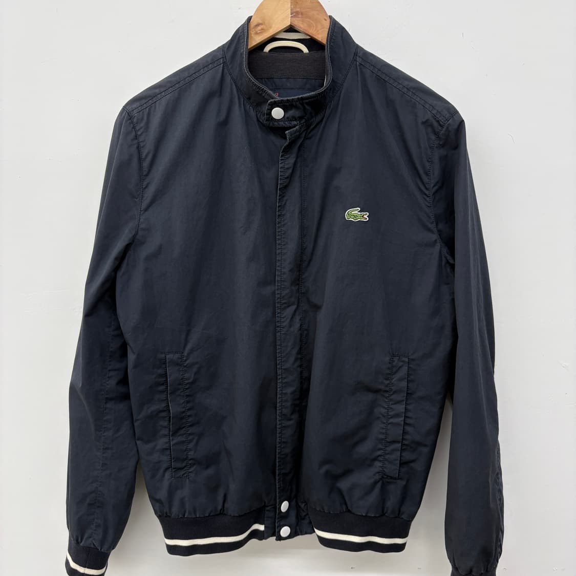 라코스테 블랙 봄버 자켓 공용 M 상품이미지2