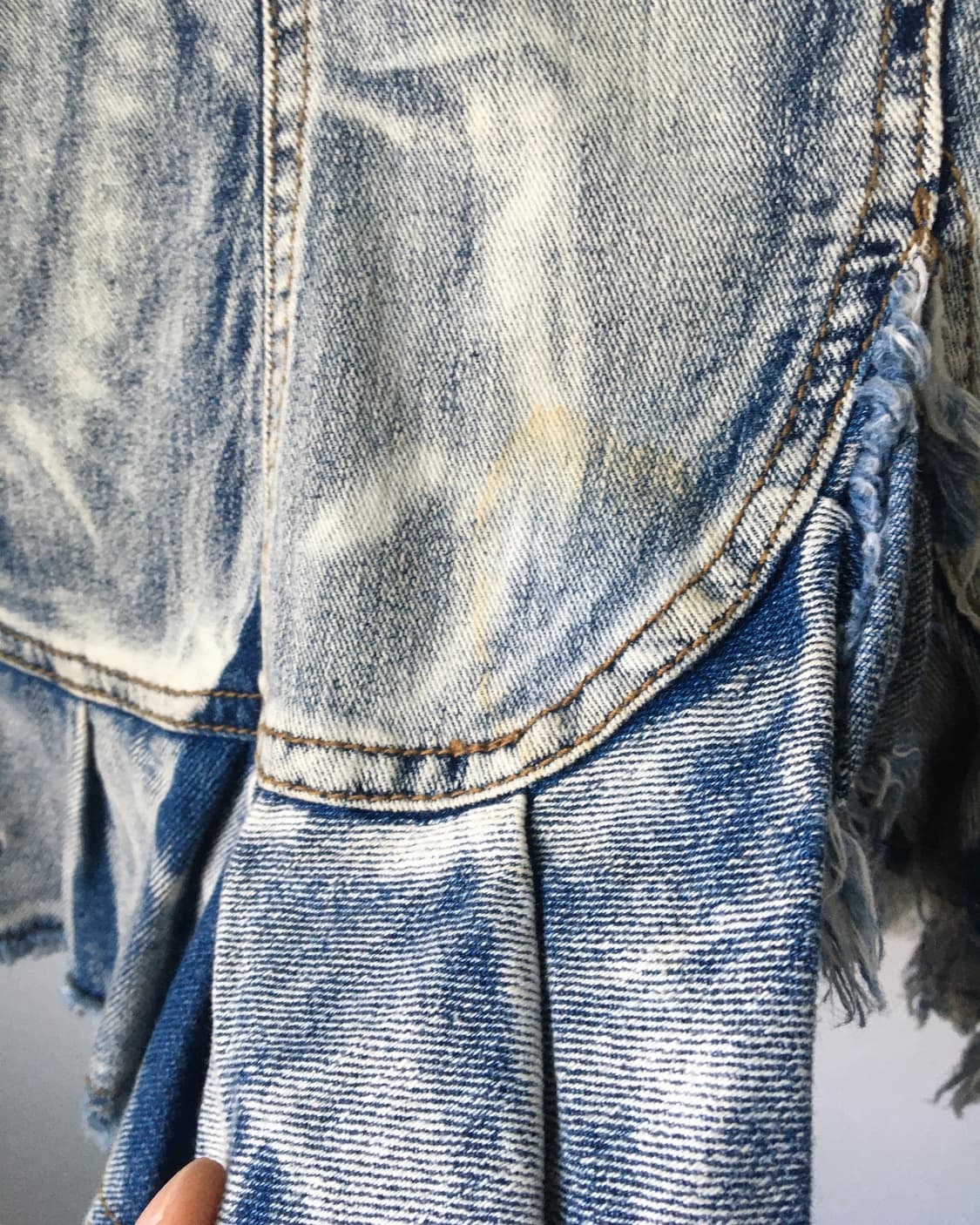 Dyed denim jacket 상품이미지4