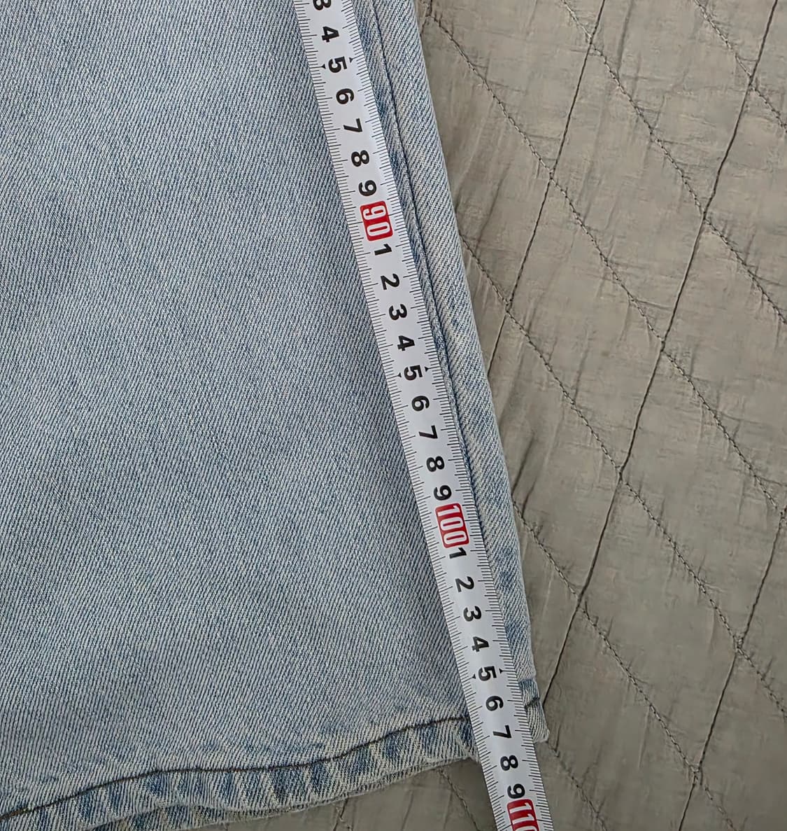 [38X32] 90s 빈티지 리바이스 실버탭 연청 배기핏 ver 라이트 상품이미지10