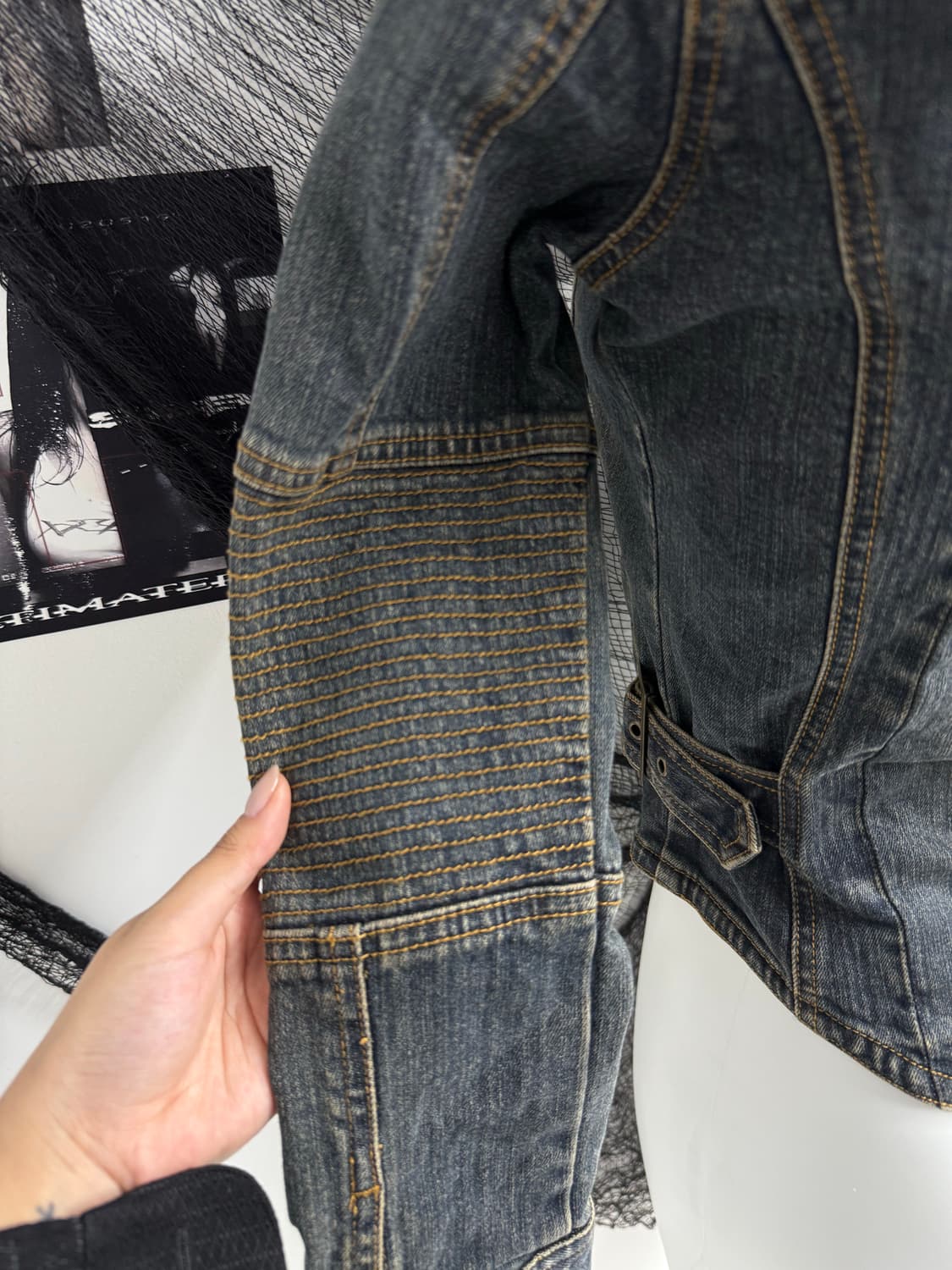 00s stitch denim jacket 상품이미지7