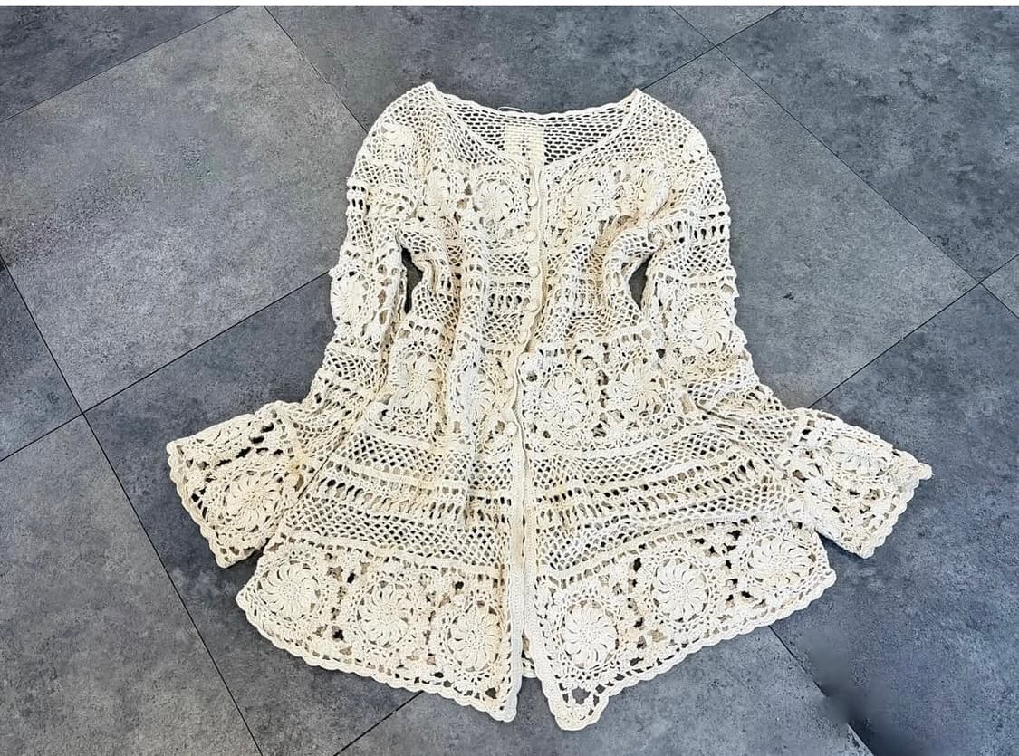 캉캉원피스, 크로쉐탑, 갸루 퍼 베스트, 나무단추베스트, 그런지스커트 상품이미지7