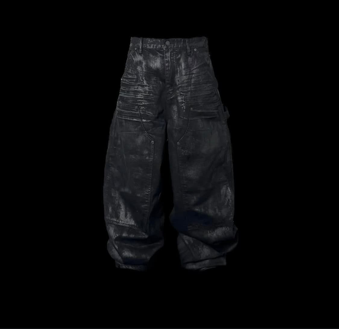 에모스탠스클럽 코티드 와이드 카펜터 배기 3사이즈 상품이미지1