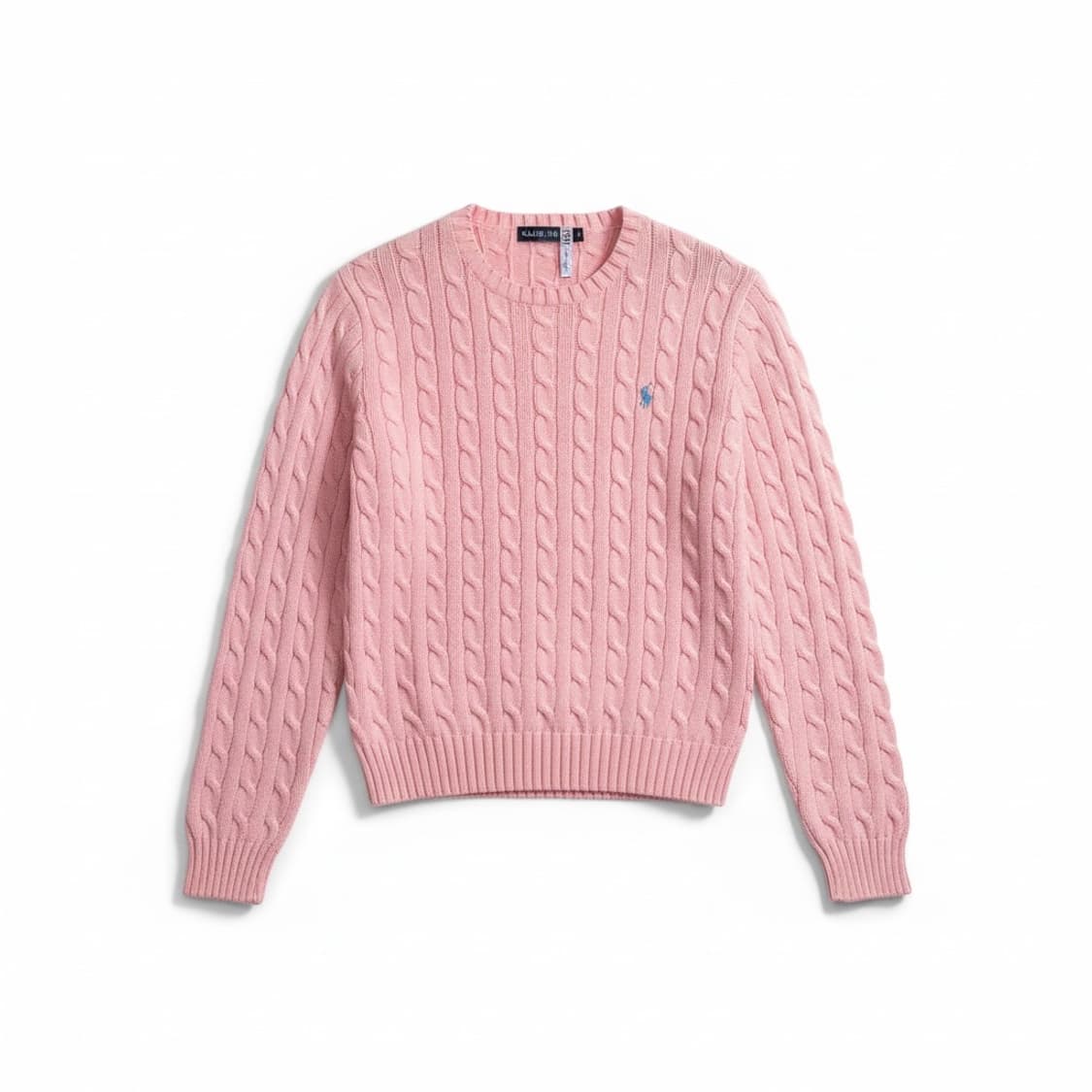 랄프로렌 케이블 니트 핑크 L 상품이미지1