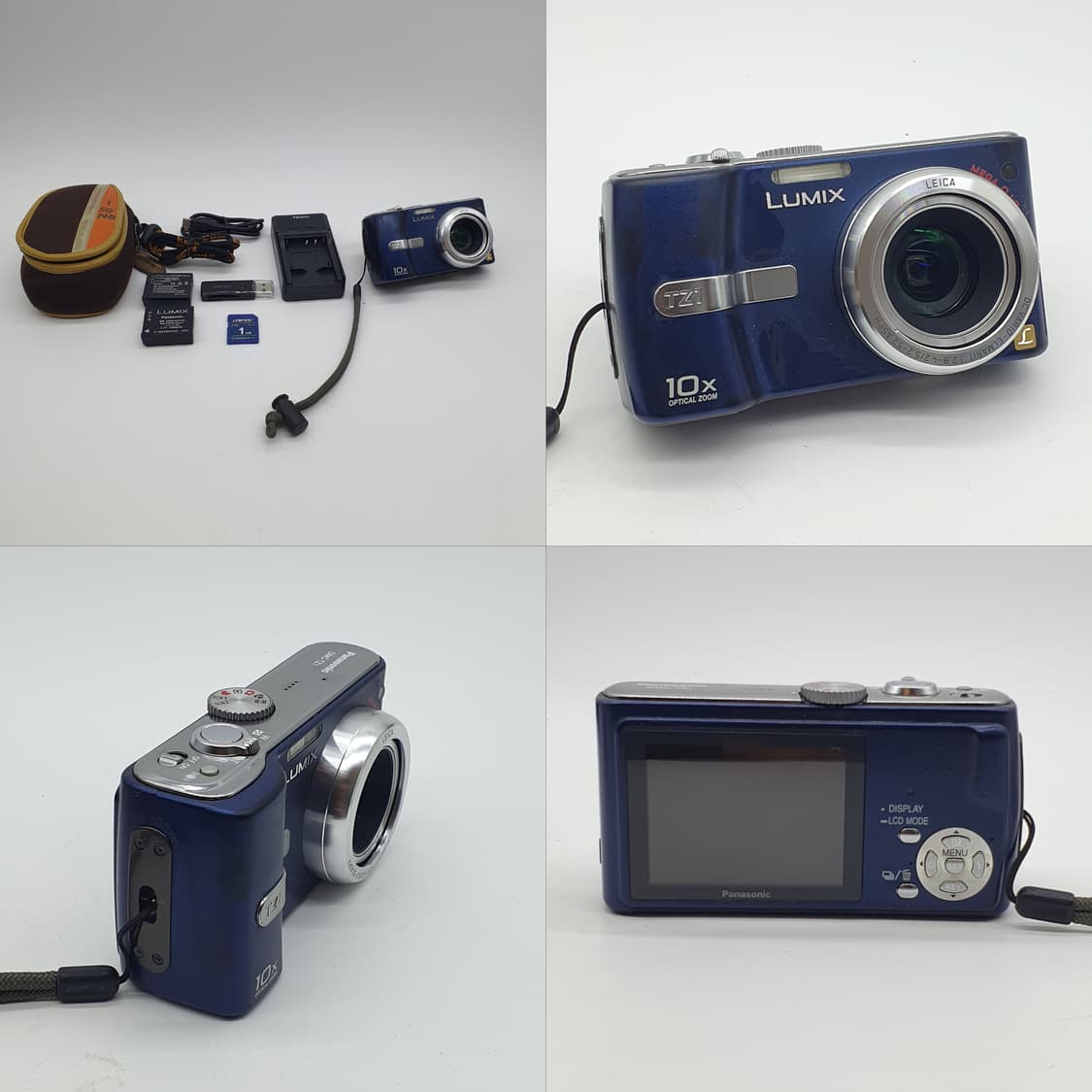 작례⭕️ 파나소닉  루믹스 DMC-TZ1 소프트스킨 ✨빈티지 디카  상품이미지2