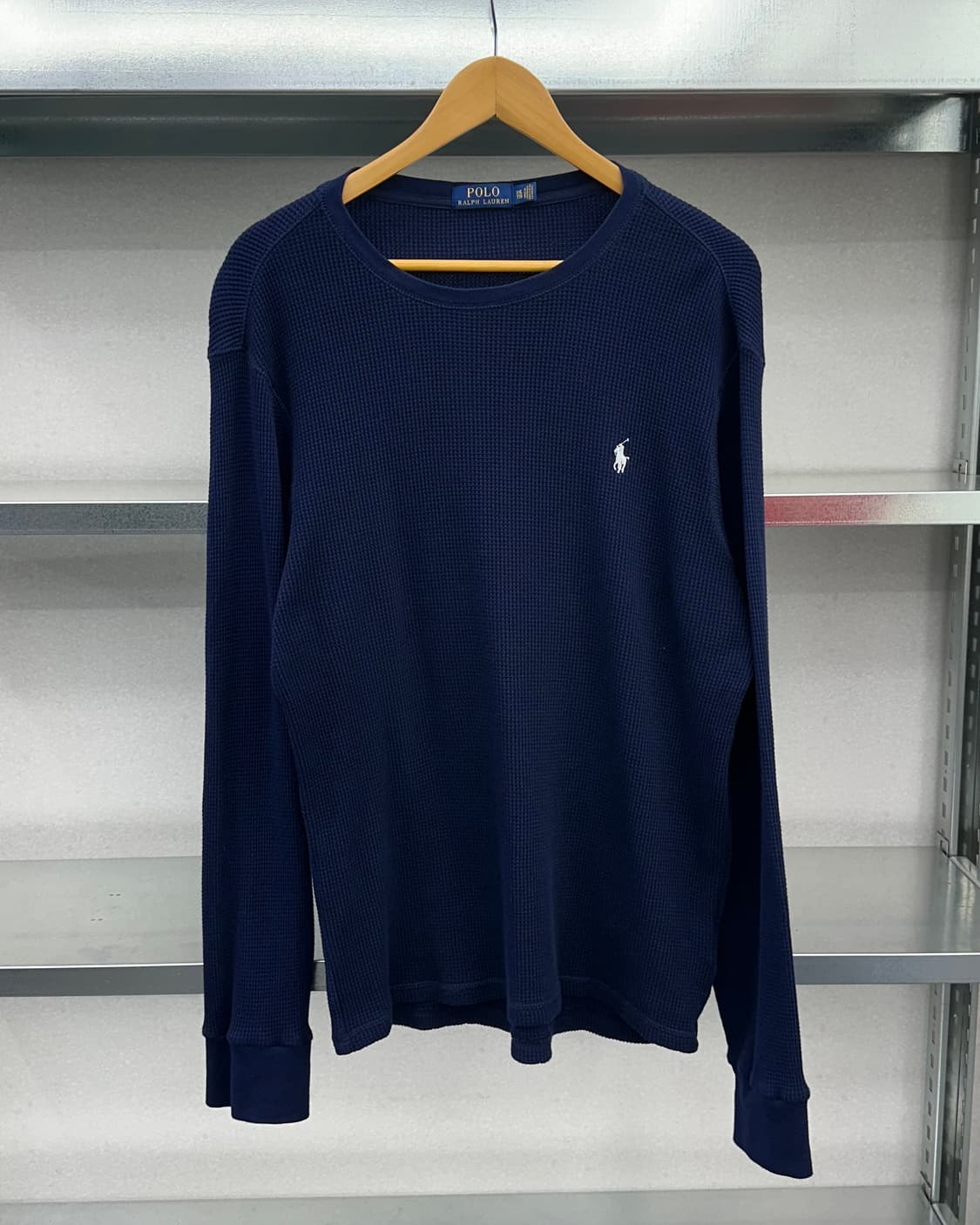 (2XL)폴로 와플 긴팔티-M2395 상품이미지1