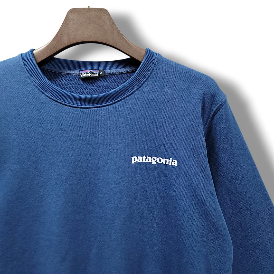 [L] 파타고니아 블루 피츠로이 업라이절 크루넥 맨투맨 상품이미지4